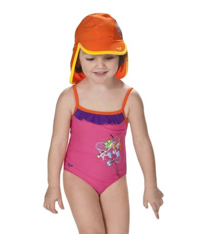 Arena Water Tribe Rouche Girls One Piece