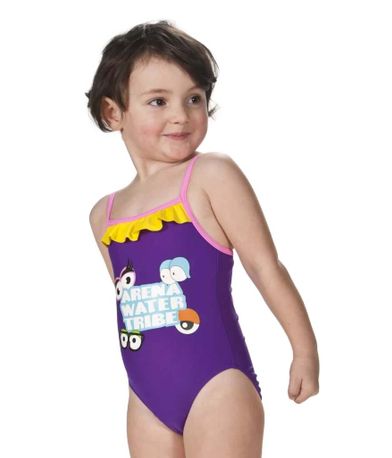 Arena Water Tribe Rouche Girls One Piece