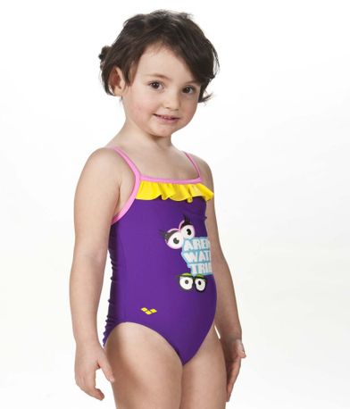 Arena Water Tribe Rouche Girls One Piece