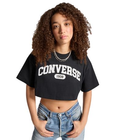 Converse Sporty Crop Top Κοντομάνικο Γυναικείο (10027253-A01)