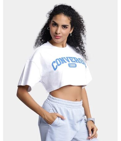 Converse Sporty Crop Top Κοντομάνικο Γυναικείο (10027253-A03)