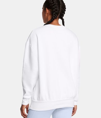 Under Armour Essential Fleece Os Crew Μπλούζα Με Λαιμόκοψη Γυναικεία (1379475 100)