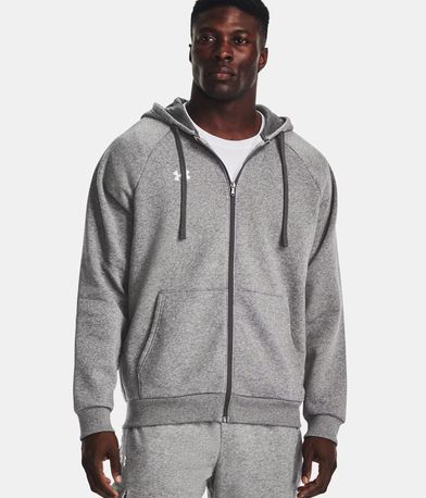 Under Armour Rival Fleece Fz Hoodie Ζακέτα Βαμβακερή Ανδρική (1379767 025)