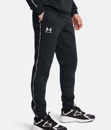 Under Armour Icon Fleece Jgr Taping Παντελόνι Φόρμας Ανδρικό (1389358 001)