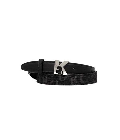 Karl Lagerfeld K Logo Aop Denim Belt (236J3104 J120)