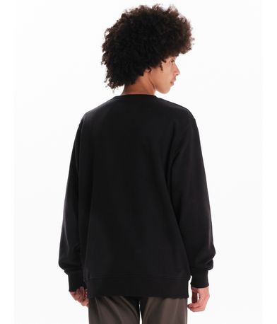 Emerson Classic Crew Neck Μπλούζα Με Λαιμόκοψη Ανδρική (242.EM20.51 BLACK)