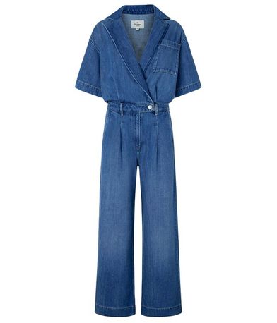 Denim Μακριά Ολόσωμη Φόρμα Soleil PEPE JEANS