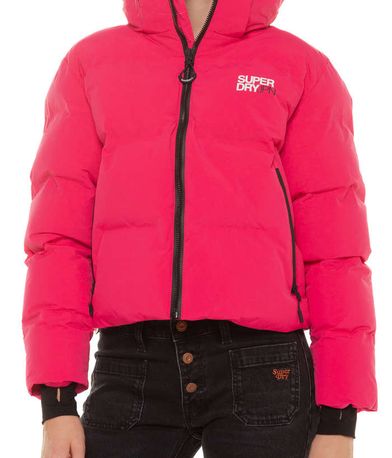 Αθλητικό Puffer Μπουφάν Hooded Boxy Puffer Jacket SUPERDRY