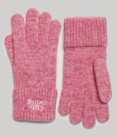 Γάντια Ribbed Knitted Gloves SUPERDRY