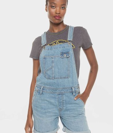 Denim Ολόσωμη Φόρμα Κοντή Abby Fabby PEPE JEANS