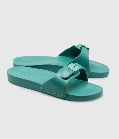 Mules Pescura Flat Aqua Eva SCHOLL