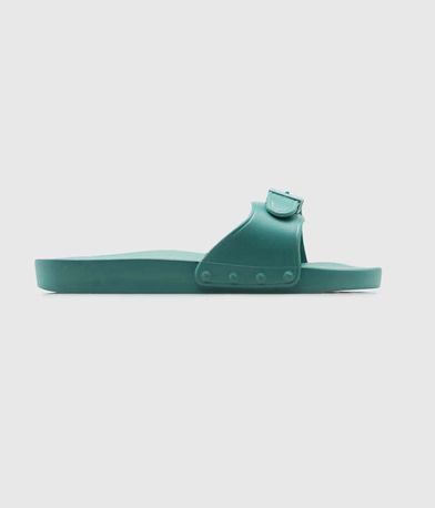 Mules Pescura Flat Aqua Eva SCHOLL