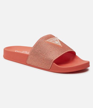 Παντόφλες Κολυμβητηρίου με Στρας GUESS