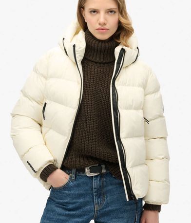Puffer Μπουφάν Hooded Sports Puffer SUPERDRY