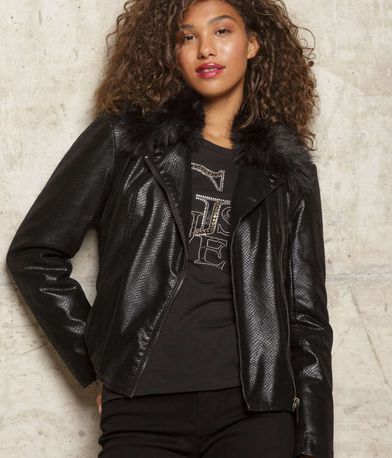 Faux Leather Jacket New Olivia GUESS