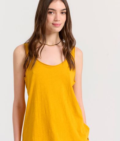 Γυναικείο μονόχρωμο tank top - The essentials
