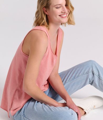 Γυναικείο μονόχρωμο tank top - The essentials