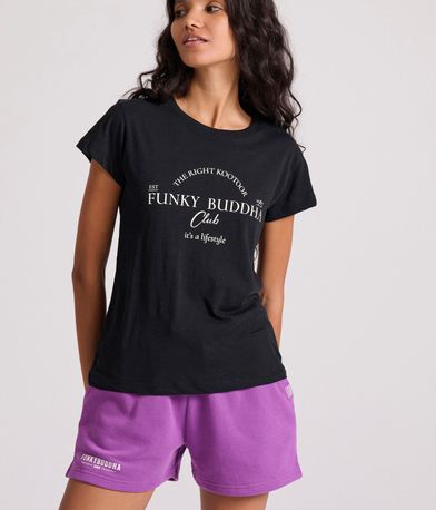 Γυναικείο t-shirt με Funky Buddha τύπωμα