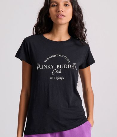 Γυναικείο t-shirt με Funky Buddha τύπωμα