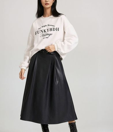 Relaxed fit φούτερ με Funky Buddha κέντημα