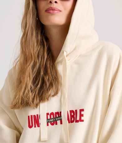 Oversized φούτερ με graphic τύπωμα στην πλάτη