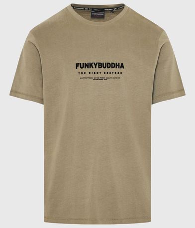 T-shirt με flock artwork τύπωμα