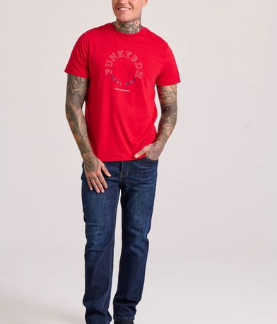 T-shirt με graphic τύπωμα στο στήθος