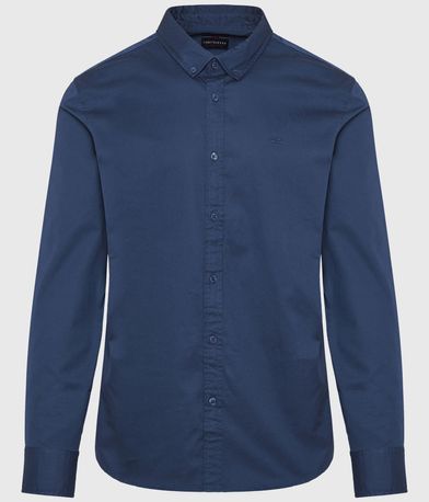 Ανδρικό garment dyed twill πουκάμισο