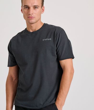 Relaxed fit t-shirt με graphic τύπωμα στην πλάτη