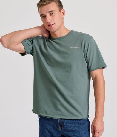 Relaxed fit t-shirt με graphic τύπωμα στην πλάτη