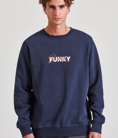 Φούτερ με Funky Buddha τύπωμα στο στήθος