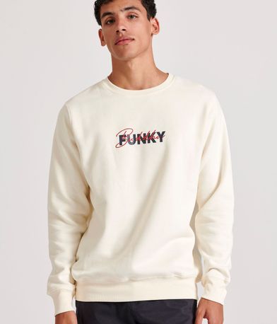 Φούτερ με Funky Buddha τύπωμα στο στήθος