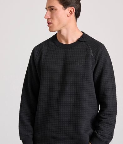 Relaxed fit φούτερ με ανάγλυφη υφή