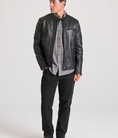 Ανδρικό δερμάτινο jacket (Sheepskin)