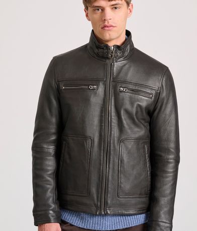Ανδρικό δερμάτινο jacket (Sheepskin)