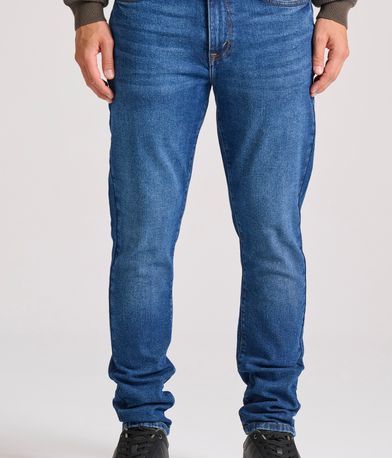 Slim tapered fit τζιν παντελόνι με whisker details