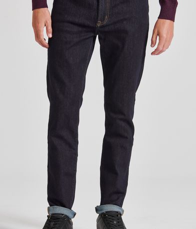 Slim tapered fit τζιν παντελόνι