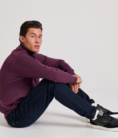 Slim tapered fit τζιν παντελόνι με whisker details