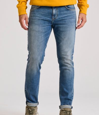Slim fit τζιν παντελόνι με whisker details - LTB x Funky Buddha