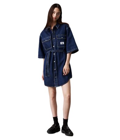 Calvin Klein Σεμιζιέ Φόρεμα Denim Γυναικείο (J20J224748 1BJ)
