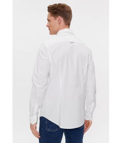 Calvin Klein Slim Stretch Πουκάμισο Μακρυμάνικο Ανδρικό (J30J324614 YAF)