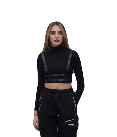Mwm Μπλούζα Με Ψηλό Λαιμό Γυναικεία (MW071032010 BLACK)