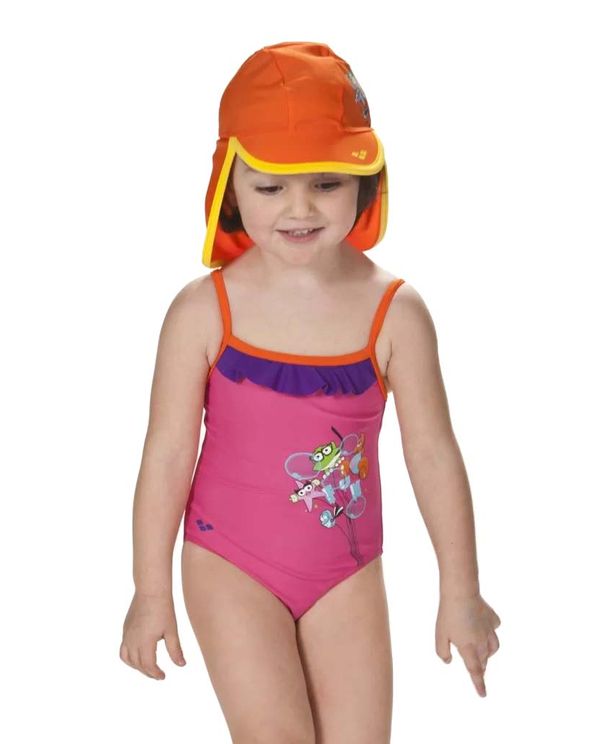 Arena Water Tribe Rouche Girls One Piece