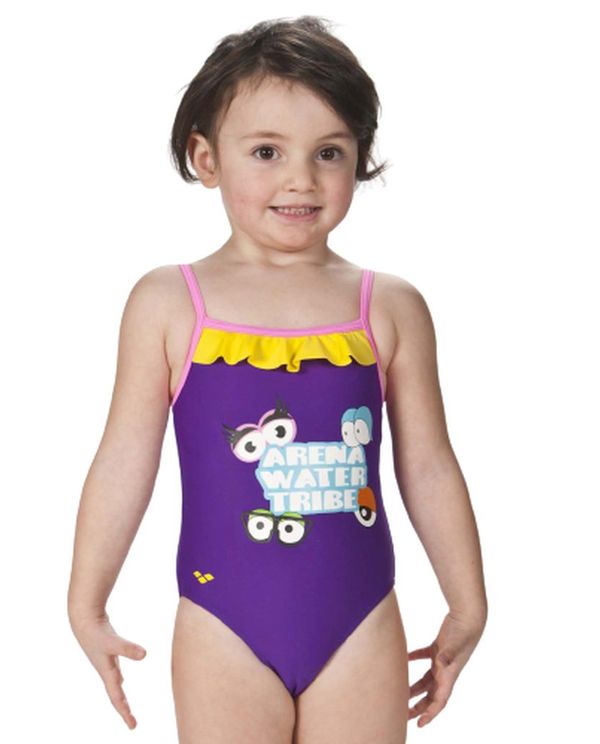 Arena Water Tribe Rouche Girls One Piece