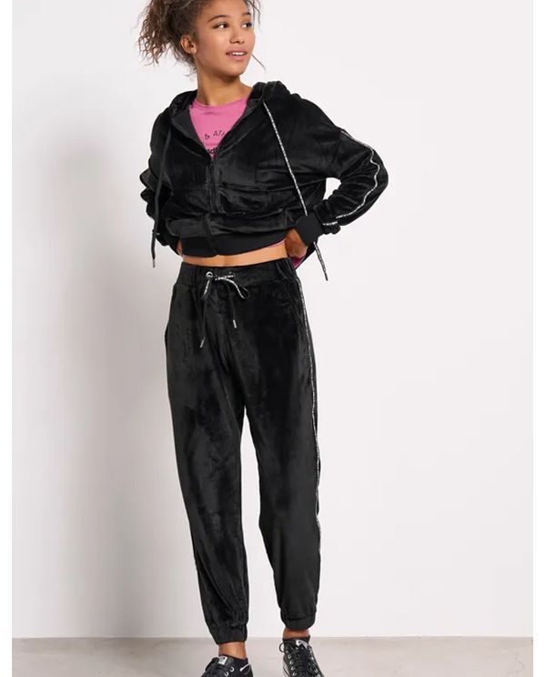 Body Talk Velour Παντελόνι Φόρμας Γυναικείο (1242-903800-00100)