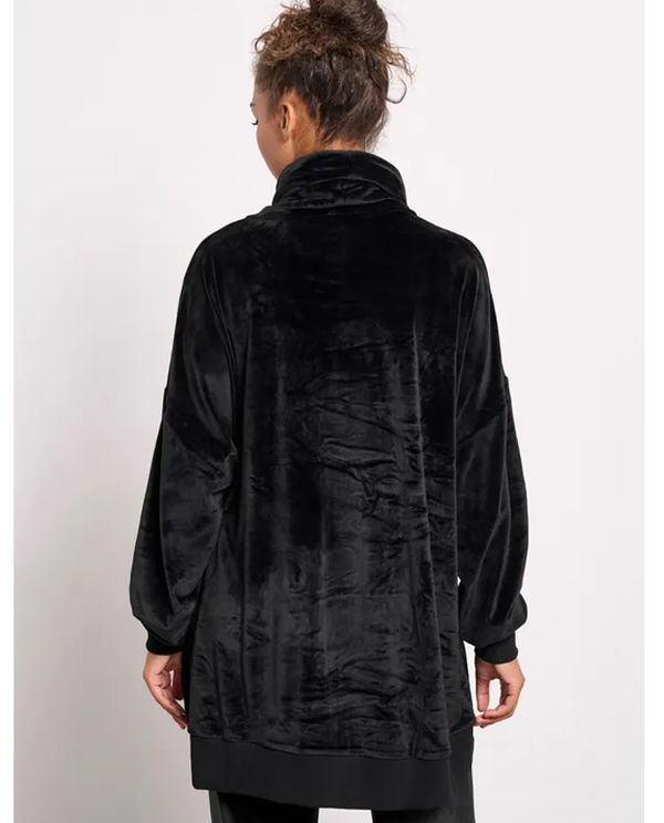 Body Talk Velour High Neck Μπλούζα Με Ψηλό Λαιμό Γυναικεία (1242-903826-00100)