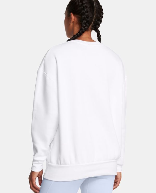 Under Armour Essential Fleece Os Crew Μπλούζα Με Λαιμόκοψη Γυναικεία (1379475 100)