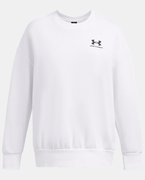 Under Armour Essential Fleece Os Crew Μπλούζα Με Λαιμόκοψη Γυναικεία (1379475 100)