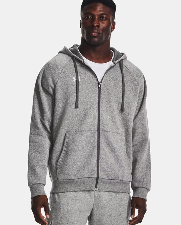 Under Armour Rival Fleece Fz Hoodie Ζακέτα Βαμβακερή Ανδρική (1379767 025)