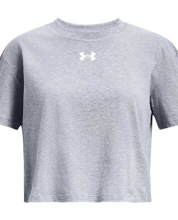 Under Armour Crop Top Sportstyle Logo Ss Κοντομάνικο Γυναικείο (1380878 035)